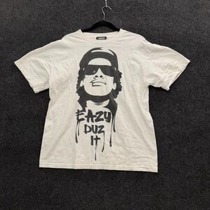 Eazy E Eazy Duz It RAP Tee Mens L White Ruthless Records Graphic T Shirt 2006